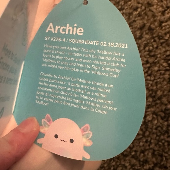 Squishmallow NWT never used. Smoke free house. Clean - Picture 3 of 4